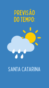 Previsão do Tempo em Santa Catarina para 31/05/2023