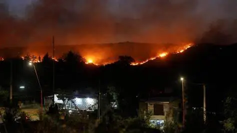 Incêndio Florestal na Argentina