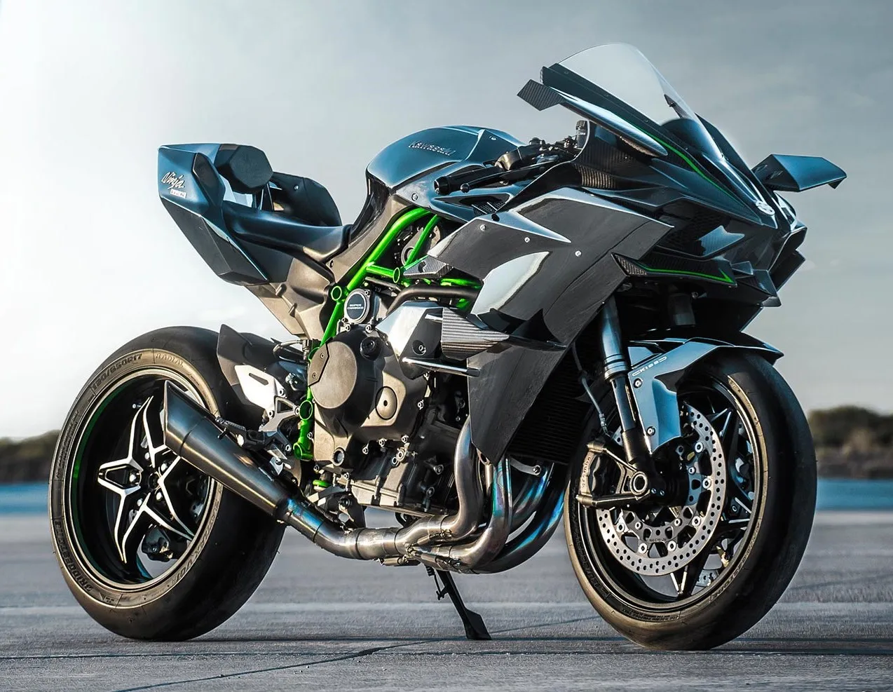 Kawasaki H2R Velocidade 400 Kl Hora