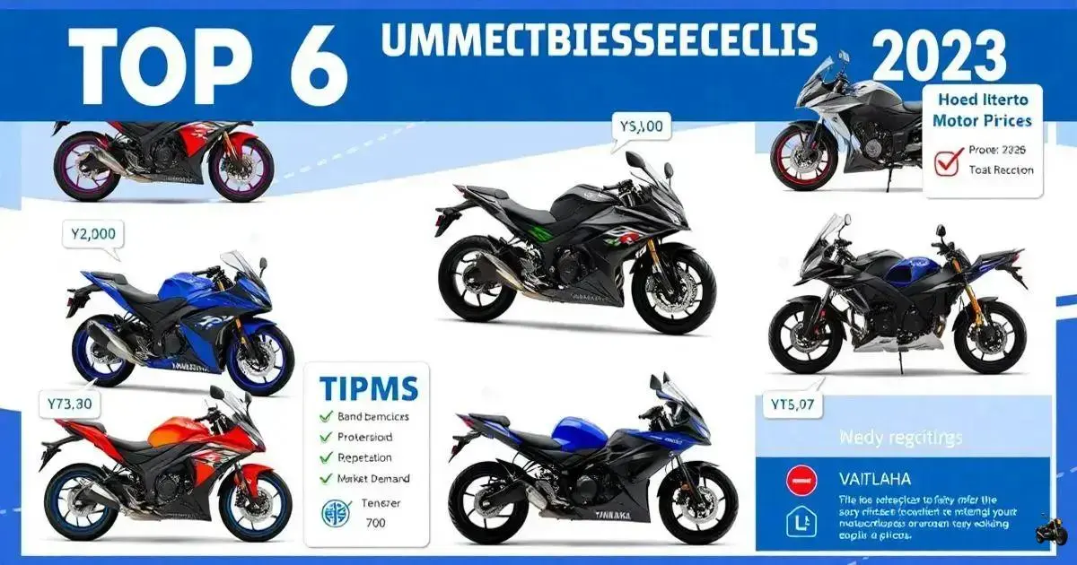 As 6 Melhores Motos Yamaha e Seus Preços em 2023