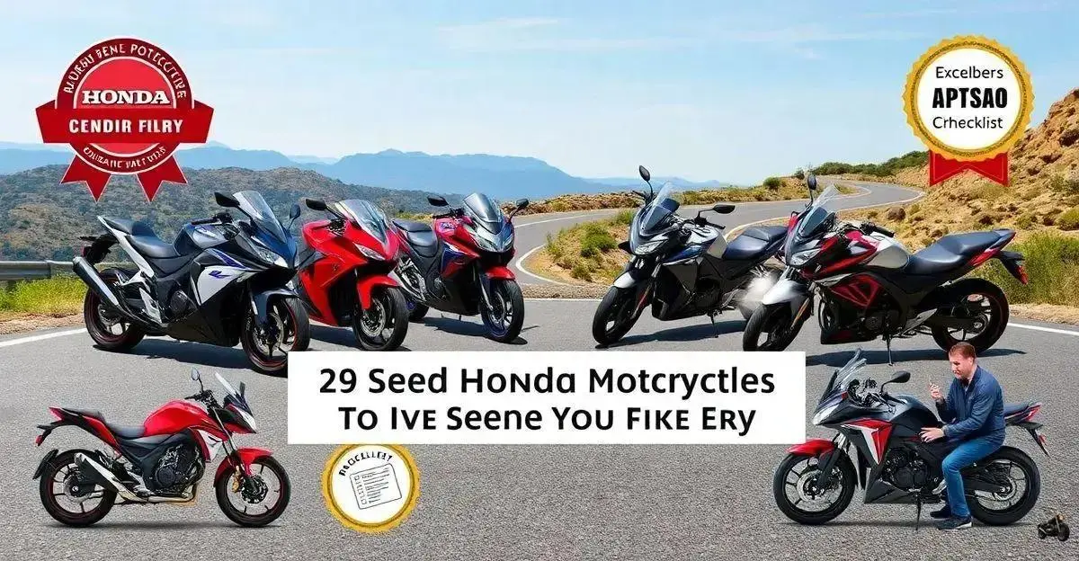 As Melhores Hondas Motos Semi Novas que Você Pode Comprar