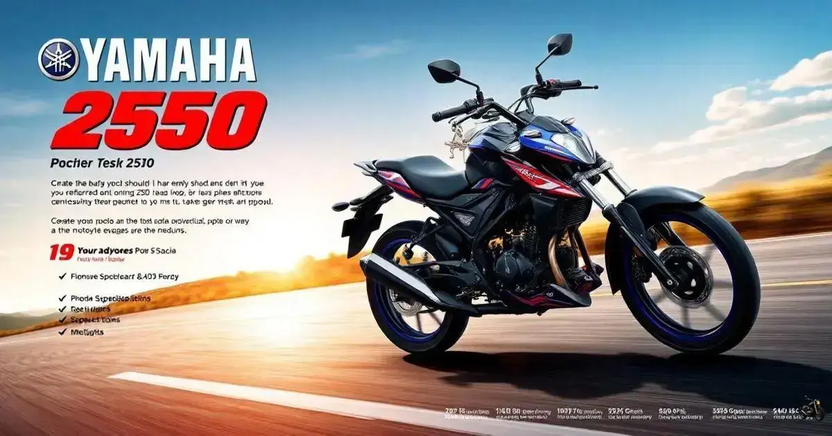 Descubra a Fascinante Moto Yamaha 250: Potência e Estilo