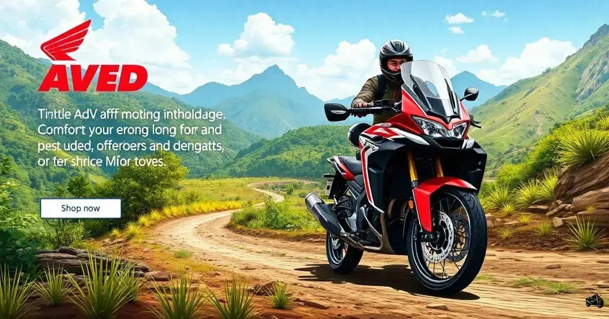 Descubra o Potencial da Moto Honda ADV: A Aventura Espera