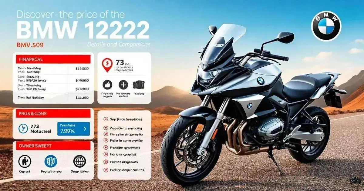 Descubra o Preço da Moto BMW 1250: Detalhes e Comparativos