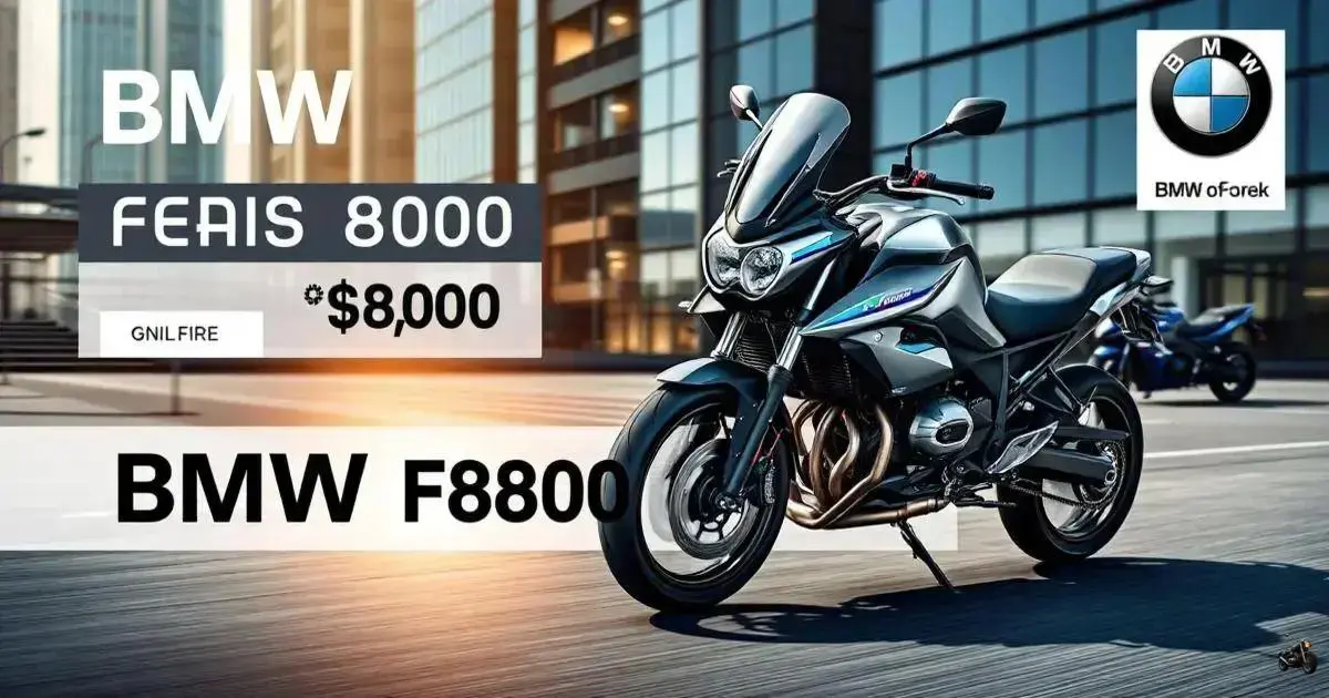 Descubra o Preço da Moto BMW F800 e Seus Destaques