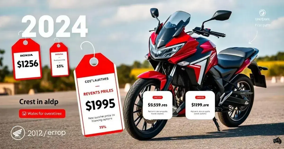 Descubra os Preços Mais Atrativos de Motos Honda em 2024