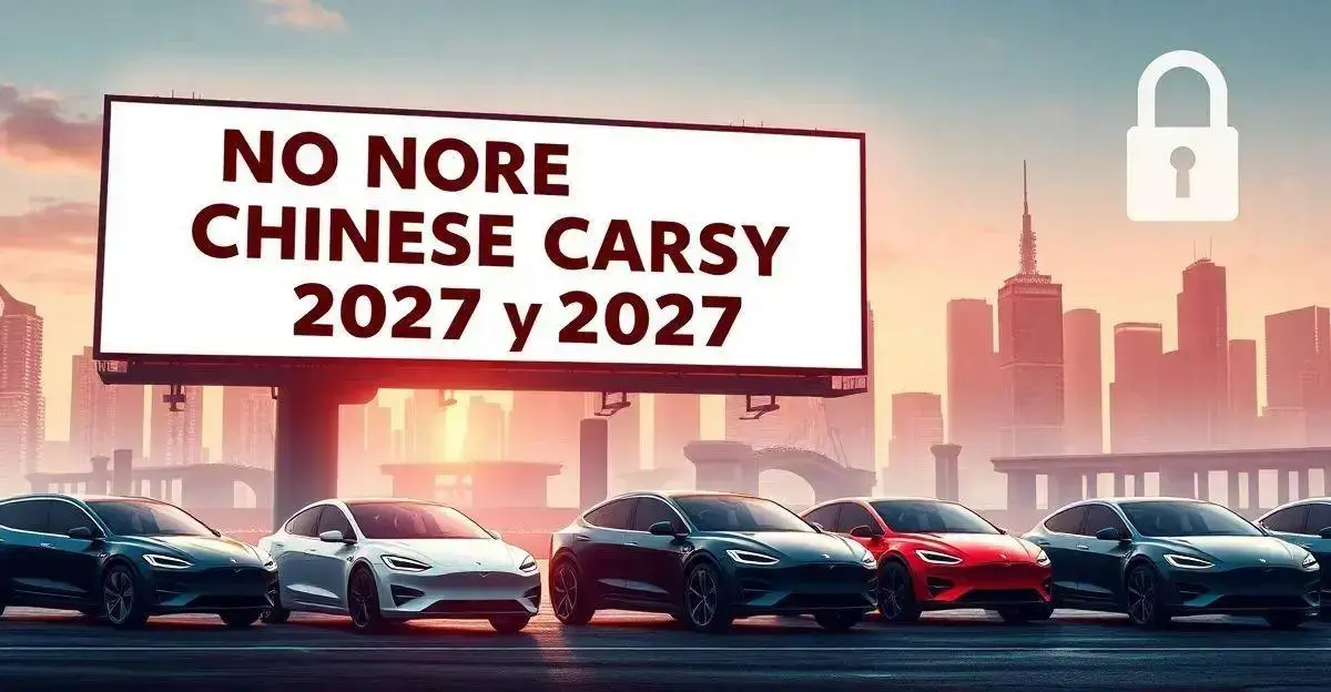 EUA Pode Banir Importação de Carros Chineses em 2027