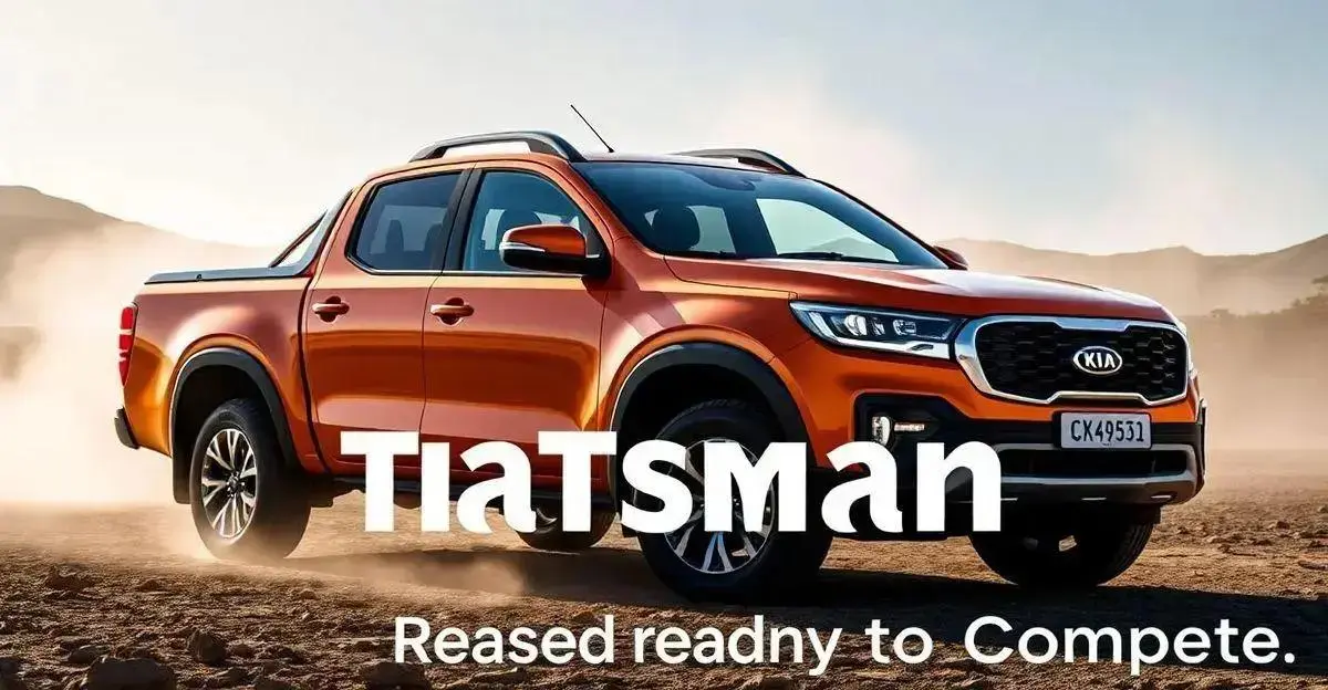 Kia Tasman: Novo Rival da Ford Ranger Revelado