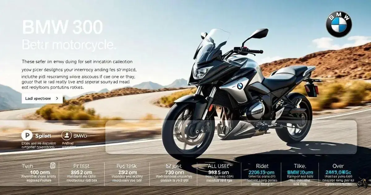 Moto BMW 300: Descubra Tudo Sobre Este Modelo Incrível