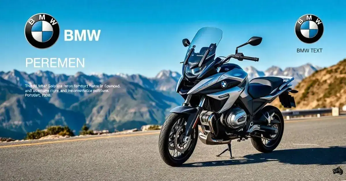 Moto BMW R 1200: A Combinação Perfeita de Potência e Estilo