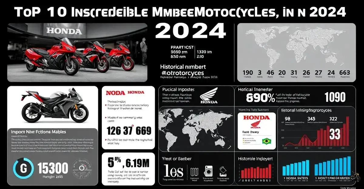 Top 10 Números Incríveis da Honda Motos em 2024