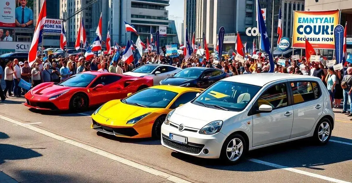 Descubra os Carros de Luxo dos Candidatos em 2024